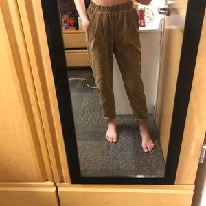 brown comfy pants